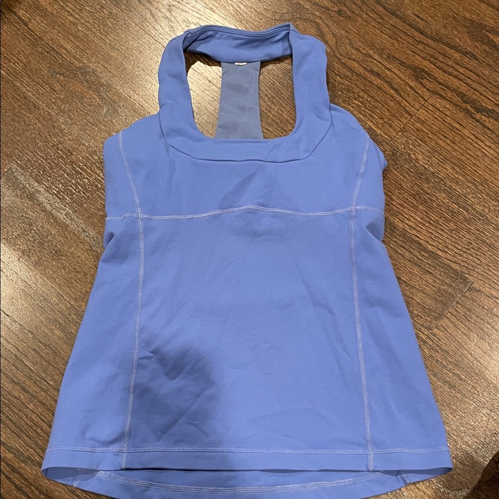 lululemon athletica Blue Tank Top
